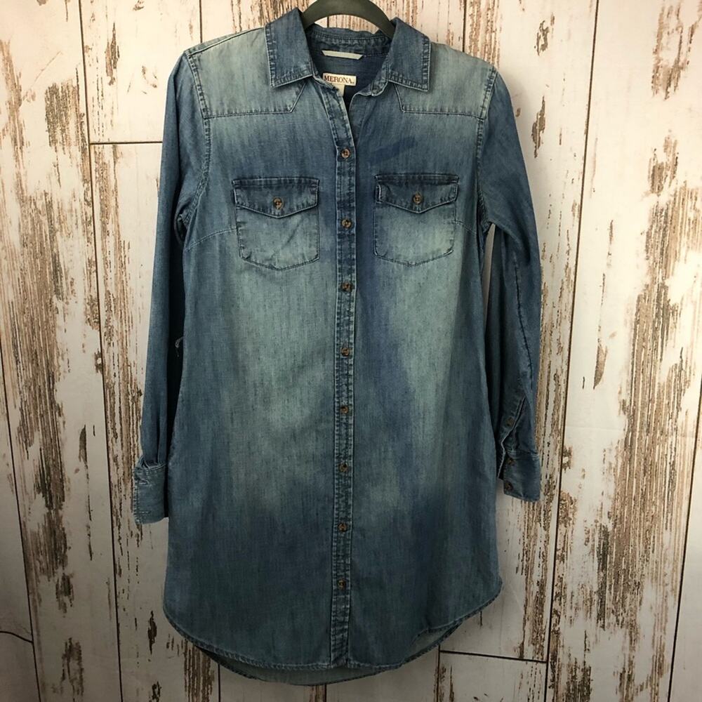 Merona Chambray Dress, Size Small. In excellent condition!
